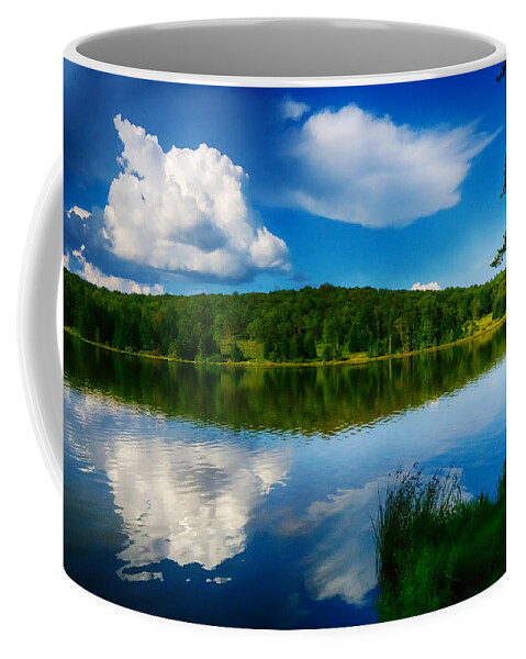Evening Coffee Mug featuring the photograph Summer On the Lake by Amanda Jones