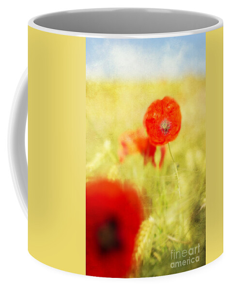 Agriculture Coffee Mug featuring the photograph Summer Painting by Hannes Cmarits