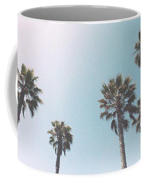 Palm Trees Coffee Mug featuring the photograph Summer Sky- by Linda Woods by Linda Woods