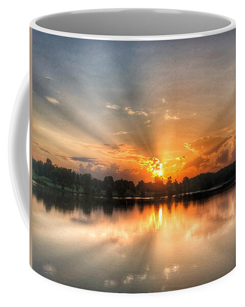 Sunrise Coffee Mug featuring the photograph Summer Sunrise 2 - 2019 by Sumoflam Photography