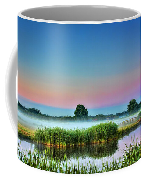Netherlands Coffee Mug featuring the photograph Summer Sunrise by Nadia Sanowar