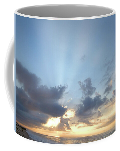 Seas Coffee Mug featuring the photograph Summer Sunrise by Newwwman