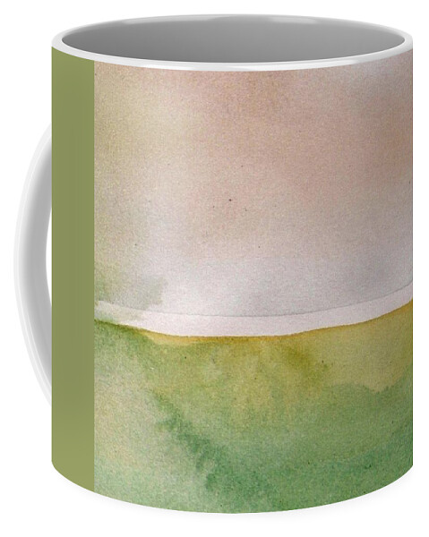 Landscape Coffee Mug featuring the painting Summer Sunrise by Vesna Antic