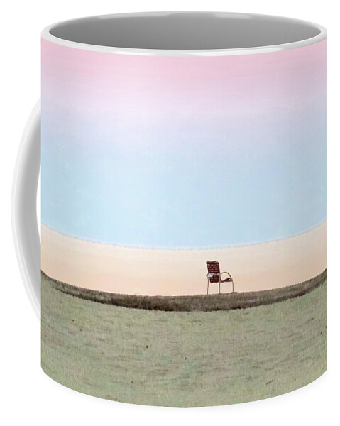 Beach Coffee Mug featuring the digital art Summers End by Kathleen Illes