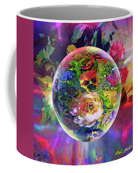 Flowers Coffee Mug featuring the painting Summertime Passing by Robin Moline