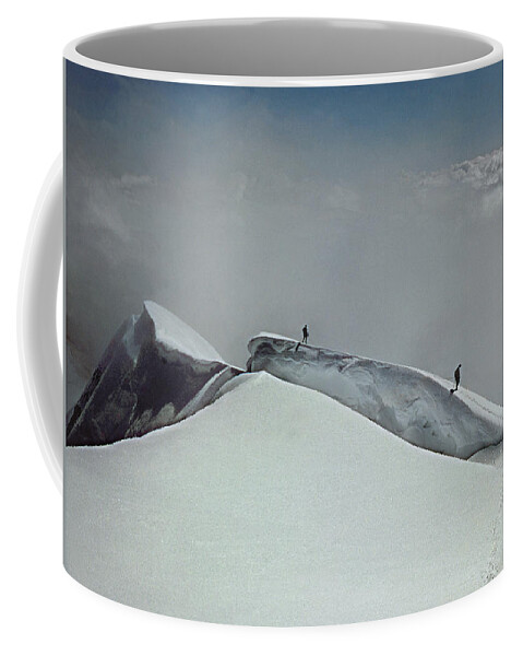 Summit Coffee Mug featuring the photograph T-702412-Summit of Mt. Robson Color by Ed Cooper Photography