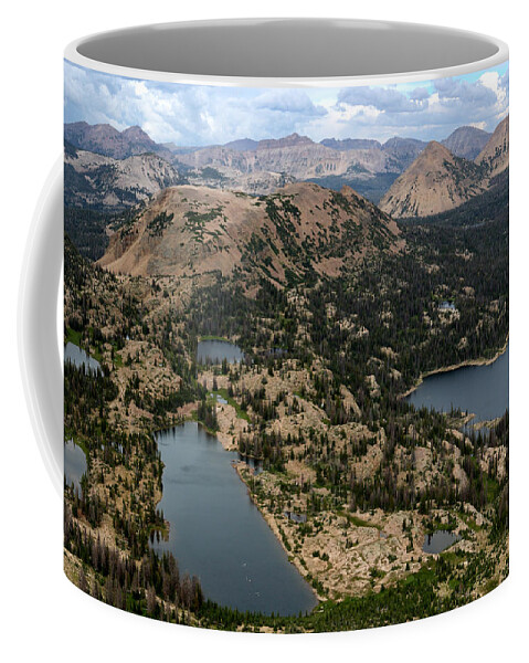 Utah Coffee Mug featuring the photograph Summit View from Mount Watson by Brett Pelletier