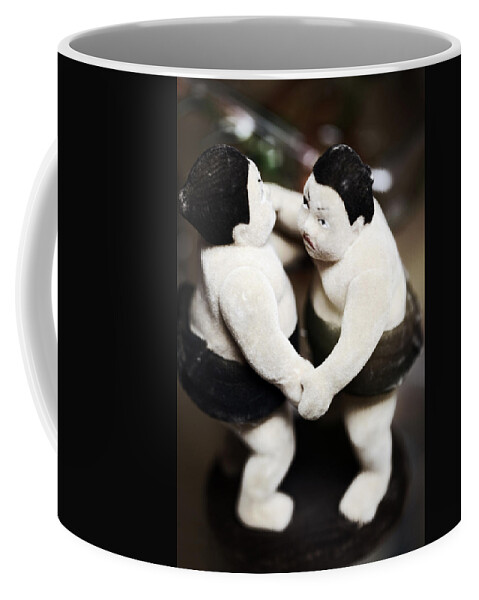 Sumo Coffee Mug featuring the photograph Sumo Wrestlers by Marilyn Hunt