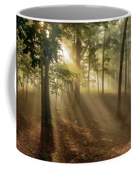 Home Coffee Mug featuring the photograph Sun and Clouds by Norman Peay