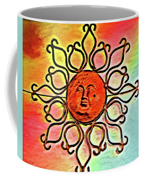 Sun Coffee Mug featuring the photograph Sun Wall Decoration by Anna Louise