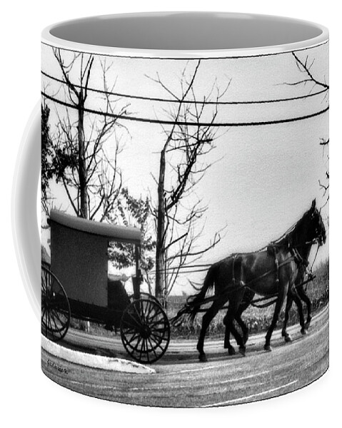 Rural Coffee Mug featuring the photograph Sunday Afternoon Ride by Gerlinde Keating