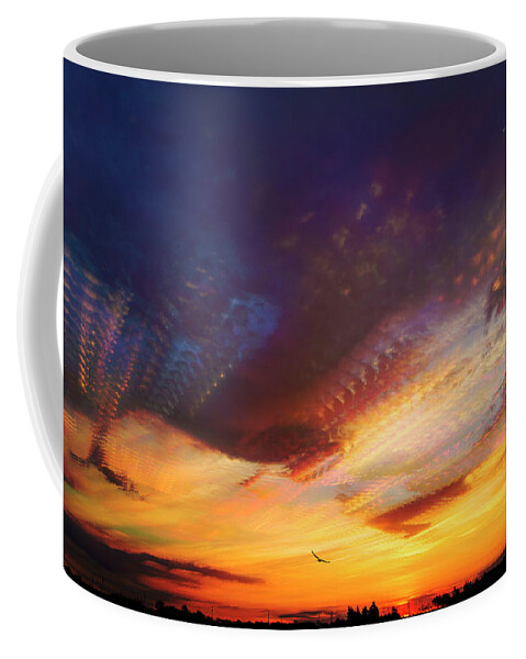 Morning Sky Coffee Mug featuring the photograph Sunday Morning Coming Down by Karen Slagle