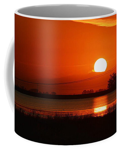 Scenic Coffee Mug featuring the photograph Sundown by AJ Schibig