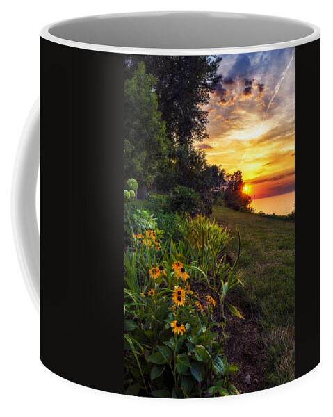 Sunset Coffee Mug featuring the photograph Sundown by Mark Papke