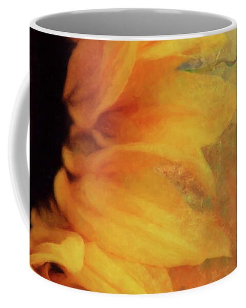 Sunflower Coffee Mug featuring the digital art Sunflower Impression by Terry Davis