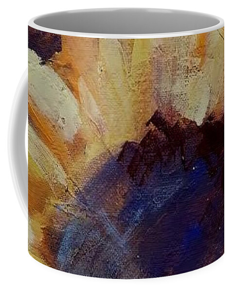 Sunflower Coffee Mug featuring the painting SunflowerB by Terri Einer