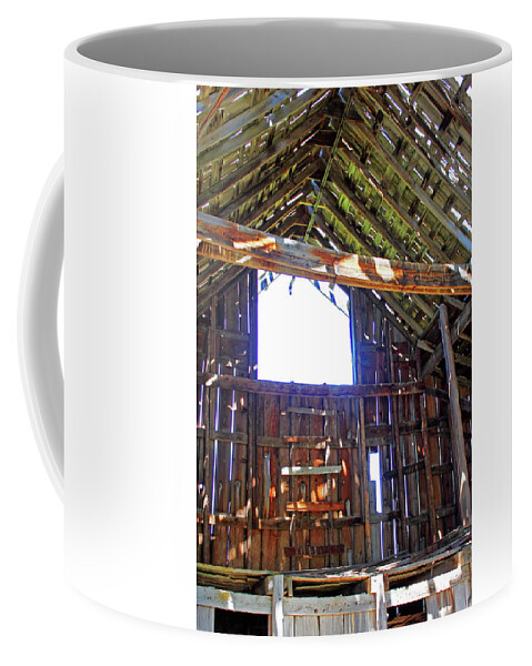 Barn Coffee Mug featuring the photograph Sunlit Loft by Ira Marcus