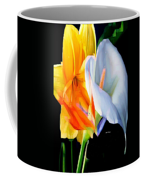 Art Coffee Mug featuring the digital art Sunny Bouquet by Rafael Salazar