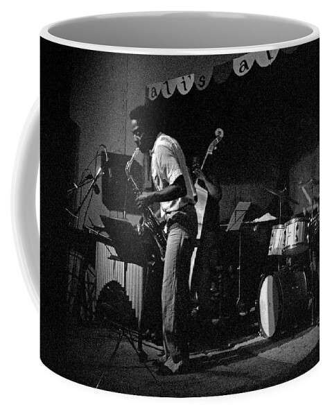 Jazz Coffee Mug featuring the photograph Sunny Murray 3 by Lee Santa
