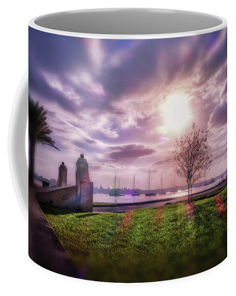 Sun Coffee Mug featuring the photograph Sunrays River by Joseph Desiderio