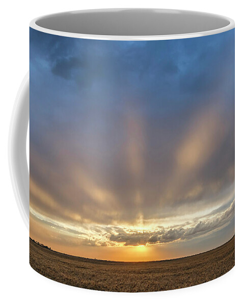 Kansas Coffee Mug featuring the photograph Sunrise and Wheat 03 by Rob Graham