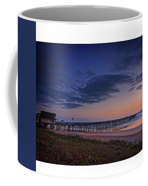 Sunrise Coffee Mug featuring the photograph Sunrise At Flagler Beach by Marvin Reinhart