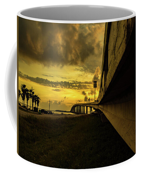 Bridge Coffee Mug featuring the photograph Sunrise at the Causeway by Jerry Connally