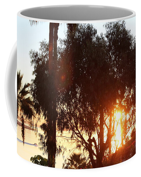 Sunrise In Long Beach Coffee Mug featuring the photograph Sunrise in Long Beach by Robert Smith