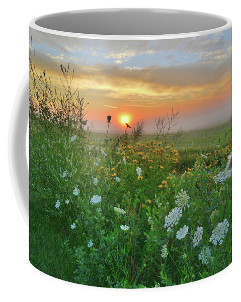 Mchenry County Conservation District Coffee Mug featuring the photograph Sunrise in McHenry County by Ray Mathis