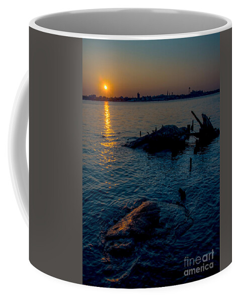 Sunrise Coffee Mug featuring the photograph Sunrise Over Brooklyn by James Aiken