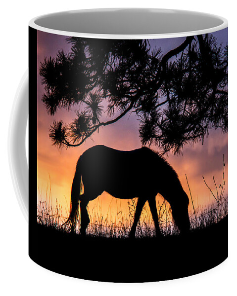 Animals Coffee Mug featuring the photograph Sunrise Silhouette by Dawn Key