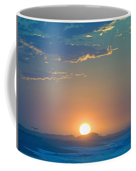 Sunrise Coffee Mug featuring the photograph Sunrise Sky by Newwwman