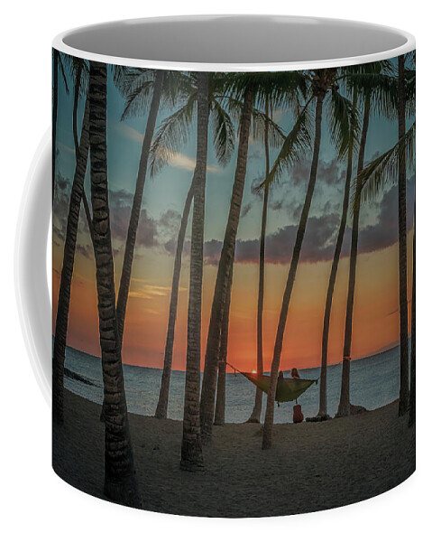 Sunset Coffee Mug featuring the photograph Sunset at A-Bay by Susan Rissi Tregoning