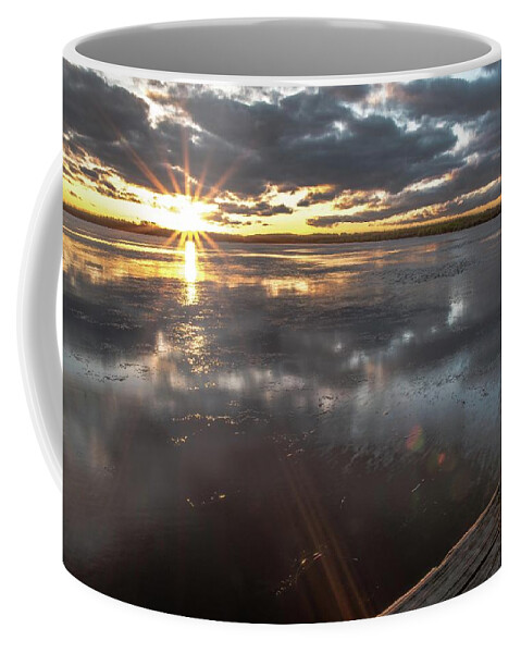 Sunset Coffee Mug featuring the photograph Sunset at Back Bay 3 by Larkin's Balcony Photography