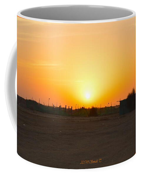 Sunset Coffee Mug featuring the photograph Sunset at Jaisalmer by Sonali Gangane