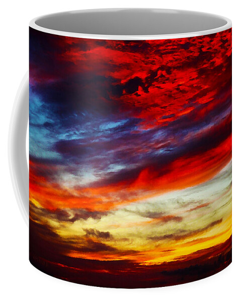 Louies Coffee Mug featuring the photograph Sunset at Louie's by Susan Vineyard