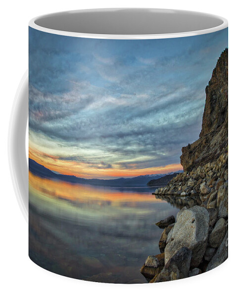 Sunset Cave Rock 2015 Coffee Mug featuring the photograph Sunset Cave Rock 2015 by Mitch Shindelbower