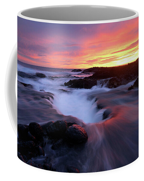 Landscape Coffee Mug featuring the photograph Sunset Glow by Christopher Johnson