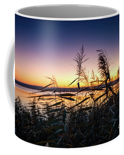 Ammersee Coffee Mug featuring the photograph Sunset Impression by Hannes Cmarits