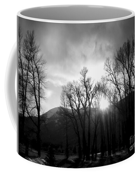 Jackson Hole Coffee Mug featuring the photograph Sunset in Jackson Hole by Rachel Morrison
