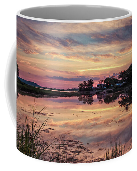 Long Island Coffee Mug featuring the photograph Sunset in Stony Brook, New York by Alissa Beth Photography
