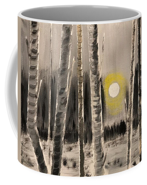 Acrylics Coffee Mug featuring the photograph Sunset by Jim McCullaugh