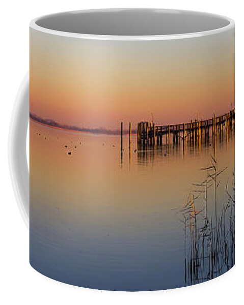 Lake-constance Coffee Mug featuring the photograph Sunset on Lake Constance by Bernd Laeschke