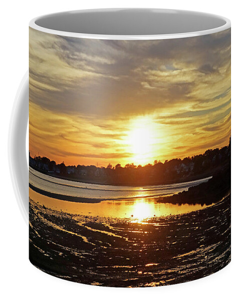 Lynch Coffee Mug featuring the photograph Sunset over Lynch Park Beverly MA by Toby McGuire
