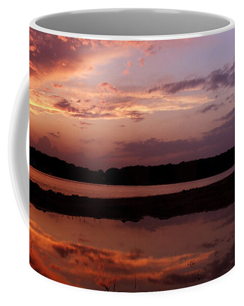 Color Coffee Mug featuring the photograph Sunset Storm Reflection by Frederic A Reinecke