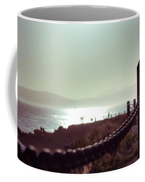 Coast Coffee Mug featuring the photograph Seaside walk by Joe Torres
