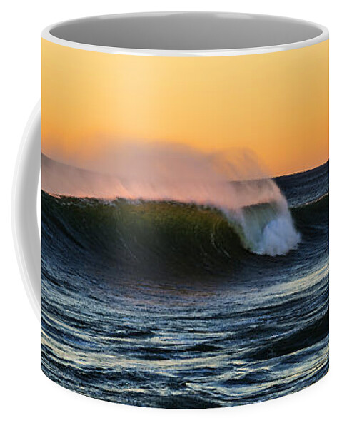 Climate Coffee Mug featuring the photograph Sunset Wave by Pelo Blanco Photo