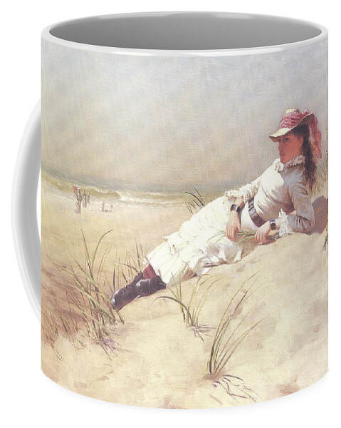 Girl Coffee Mug featuring the painting Sunshine by Reynold Jay