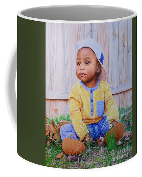 Baby Coffee Mug featuring the painting Sutton by Mike Ivey