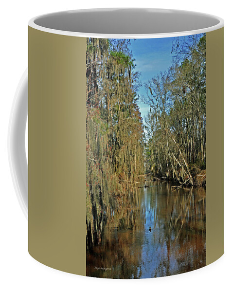 Nature Coffee Mug featuring the photograph Swampy Creek by Kay Lovingood
